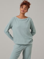 B by Ted Baker Waffle Lounge Long Sleeve Top - Image 1 of 7