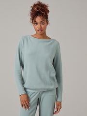 B by Ted Baker Waffle Lounge Long Sleeve Top - Image 2 of 7