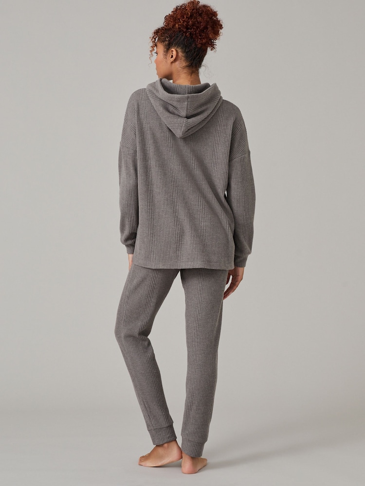 B by Ted Baker Waffle Lounge Hoodie - Image 2 of 9