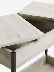 Grey Bronx Oak Effect Side Table - Image 13 of 13