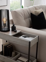 Grey Bronx Oak Effect Side Table - Image 8 of 13