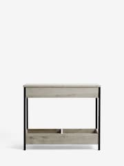 Grey Bronx Oak Effect Side Table - Image 9 of 13