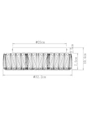 Smoke Grey Aria Small Flush Fitting - Image 6 of 6