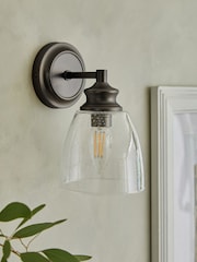 Pewter Grey Brompton Wall Light - Image 2 of 6