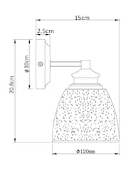 Pewter Grey Brompton Wall Light - Image 5 of 6