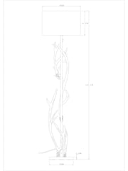 Black Antler Floor Lamp - Image 4 of 7