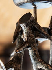 Black Antler 3 Light Ceiling Light Fitting - Image 5 of 6