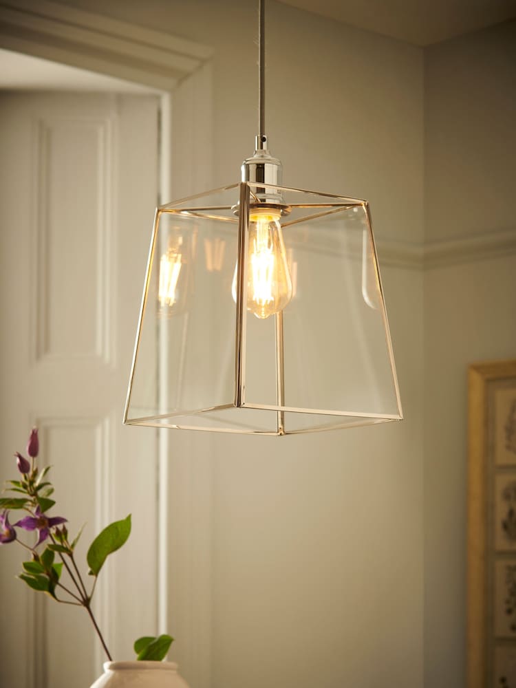 Chrome Warwick Easy Fit Pendant Lamp Shade - Image 1 of 5
