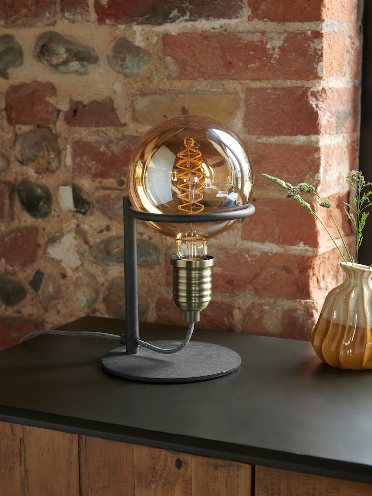 Pewter Grey Chicago Table Lamp - Image 2 of 6