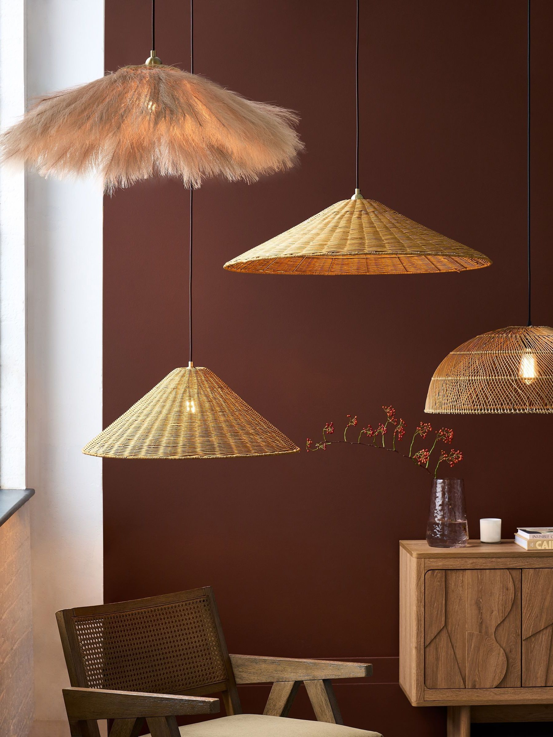 Buy Natural Alora Easy Fit Ceiling Light Shade from Next China
