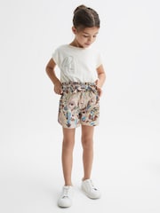 Reiss Lilac Noah 4-9 yrs Elasticated Waist Printed Shorts - Image 3 of 6