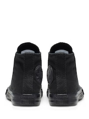 Converse Black High Top Junior Trainers - Image 4 of 6