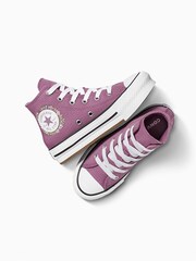 Converse Pink Junior Eva Lift Trianers - Image 1 of 8