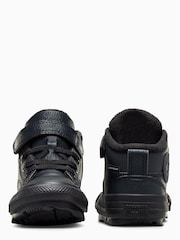 Converse Black Leather Infant 1V Malden Trainers - Image 5 of 9