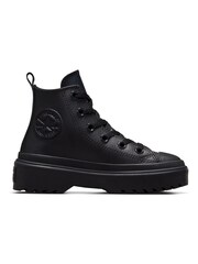 Converse Black Junior All Black Lugged Lift Trainers - Image 1 of 7