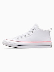 Converse White Malden Street Youth Trainers - Image 4 of 8