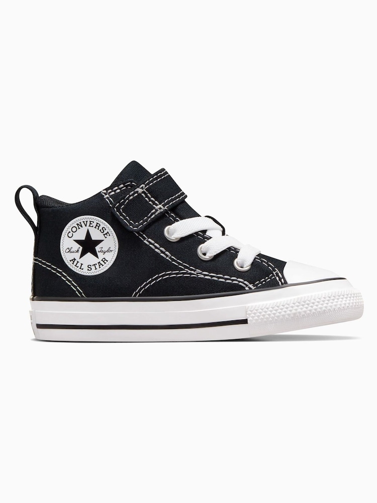 أسود - حذاء رياضي للأطفال الرضع Malden Street من Converse - صورة 1 من 8