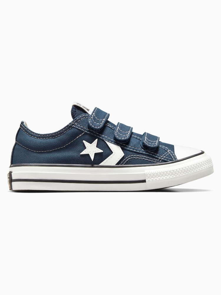Converse Blue Junior Star Player 76 3V Easy On Trainers - Image 1 of 11