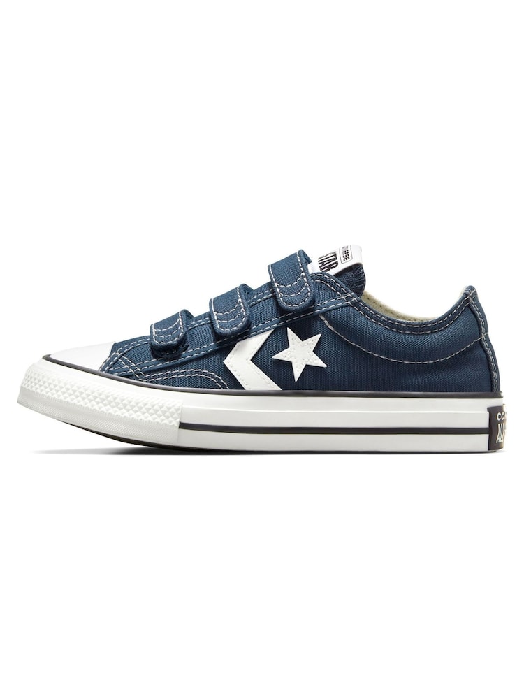 Converse Blue Junior Star Player 76 3V Easy On Trainers - Image 2 of 11