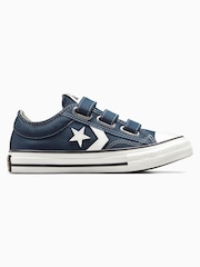 Converse Blue Junior Star Player 76 3V Easy On Trainers - Image 3 of 11