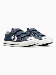 Converse Blue Junior Star Player 76 3V Easy On Trainers - Image 5 of 11