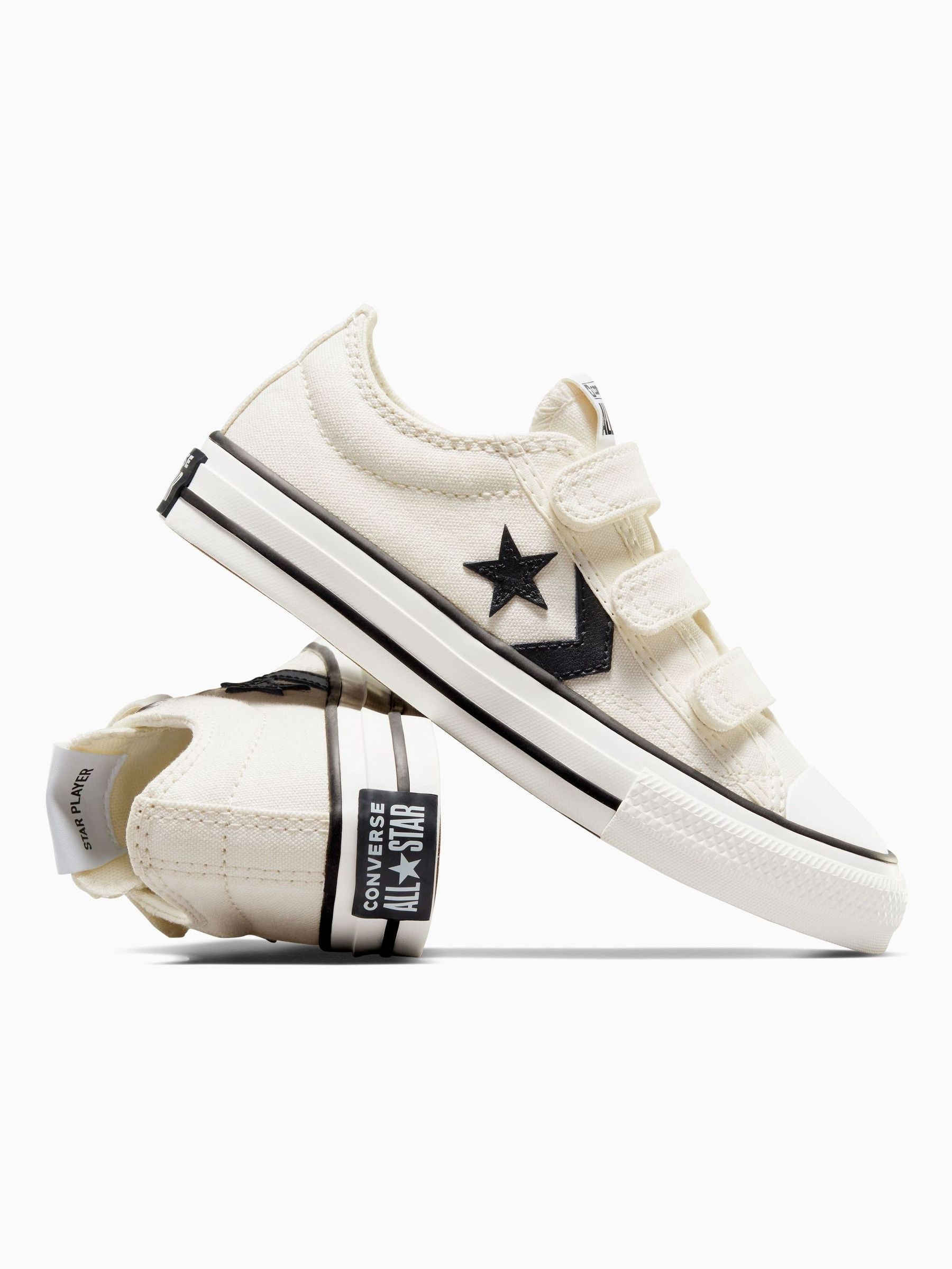 Buy Converse White Junior Star Player 76 3V Easy On Trainers from Next USA