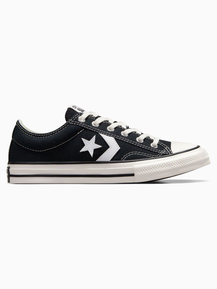 Converse Black Youth Star Player 76 Trainers - Image 1 of 8