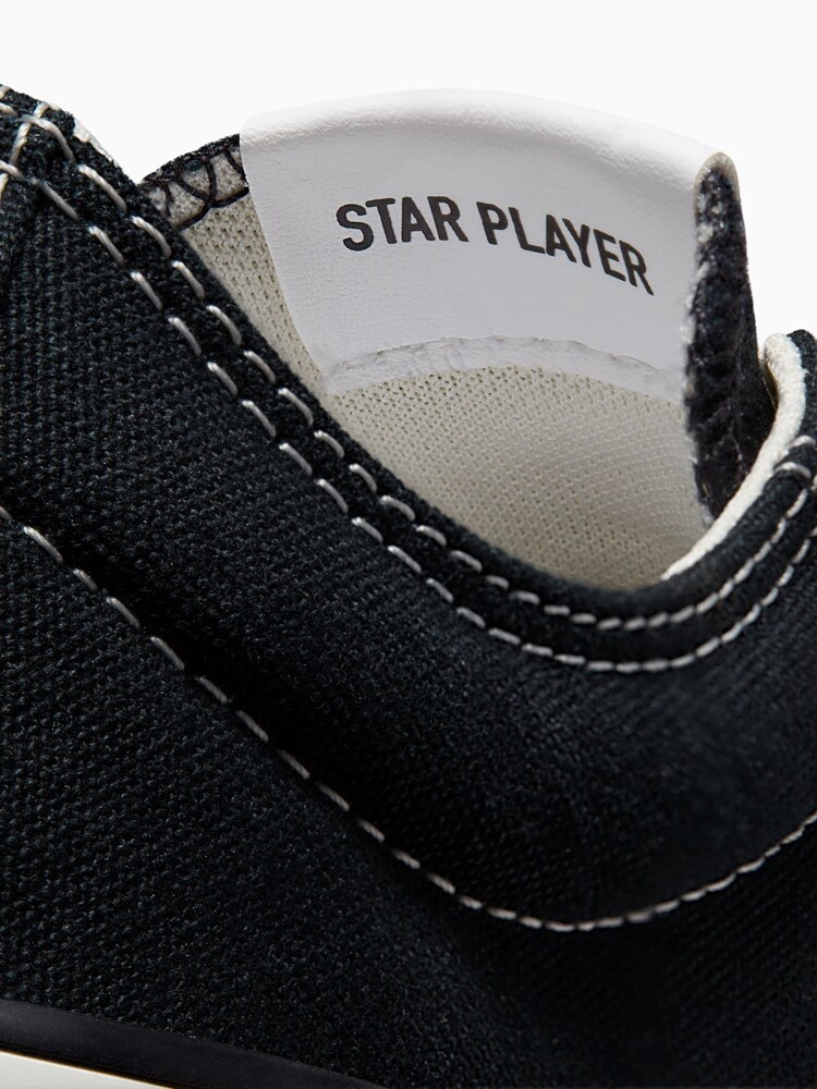 Converse Black Youth Star Player 76 Trainers - Image 8 of 8