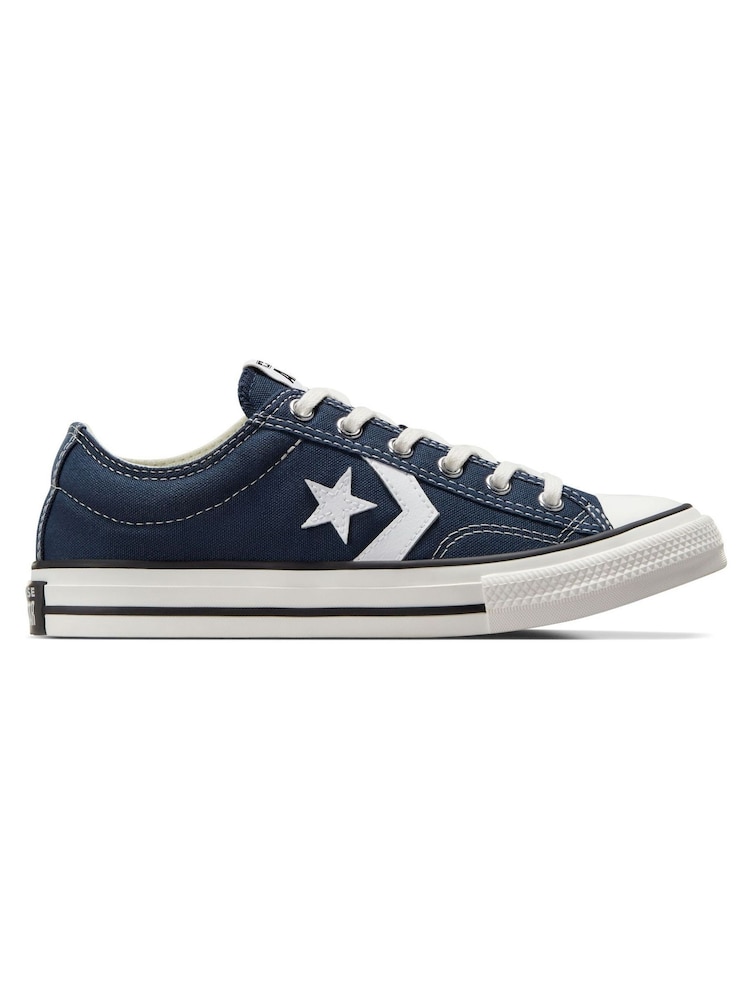 Converse Navy Youth Star Player 76 Easy On Trainers - Image 1 of 7