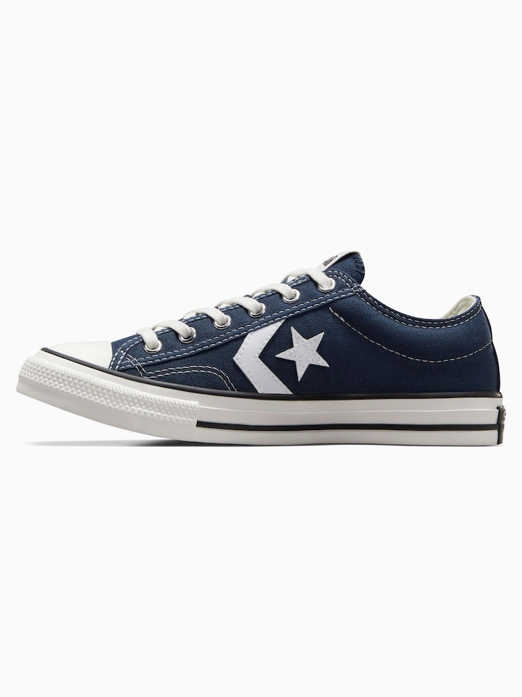 Converse Navy Youth Star Player 76 Easy On Trainers - Image 2 of 7