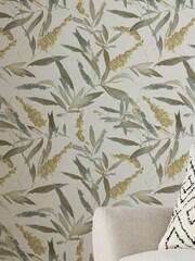 Green Land Leaf 10M Wallpaper - Image 4 of 4