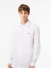 Lacoste Slim Fit Stretch 100 % Cotton Poplin Shirt - Image 1 of 1