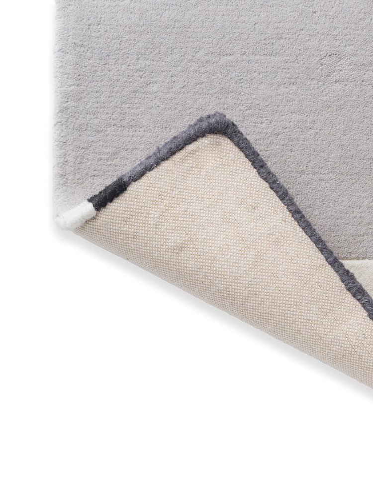 Laura Ashley Grey Eaton Wool Rug - Image 4 of 4 Laura Ashley Grey Eaton Wool Rug - Image 4 of 4