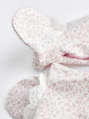Pink Bunny Floral Baby Character Sleepsuits 3 Pack (0-3yrs) - Image 12 of 12