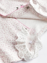 Pink Bunny Floral Baby Character Sleepsuits 3 Pack (0-3yrs) - Image 9 of 12