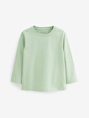 Multicolour 100% Cotton Long Sleeve T-Shirts 7 Pack (3mths-7yrs) - Image 5 of 9