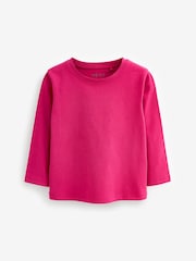 Multicolour 100% Cotton Long Sleeve T-Shirts 7 Pack (3mths-7yrs) - Image 7 of 9