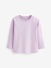 Multicolour 100% Cotton Long Sleeve T-Shirts 7 Pack (3mths-7yrs) - Image 8 of 9