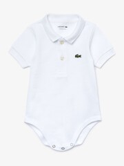 Lacoste White Layette Romper - Image 1 of 2