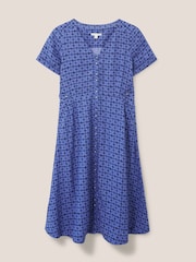 Robe mi-longue White Stuff Ivy bleue en lin - Image 5 of 6