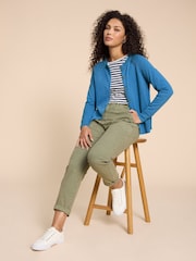 White Stuff Turquoise Blue Lulu Cardigan - Image 1 of 6