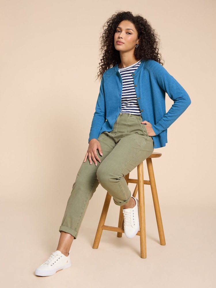 White Stuff Turquoise Blue Lulu Cardigan - Image 1 of 6