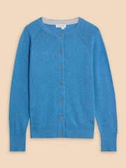 White Stuff Turquoise Blue Lulu Cardigan - Image 5 of 6