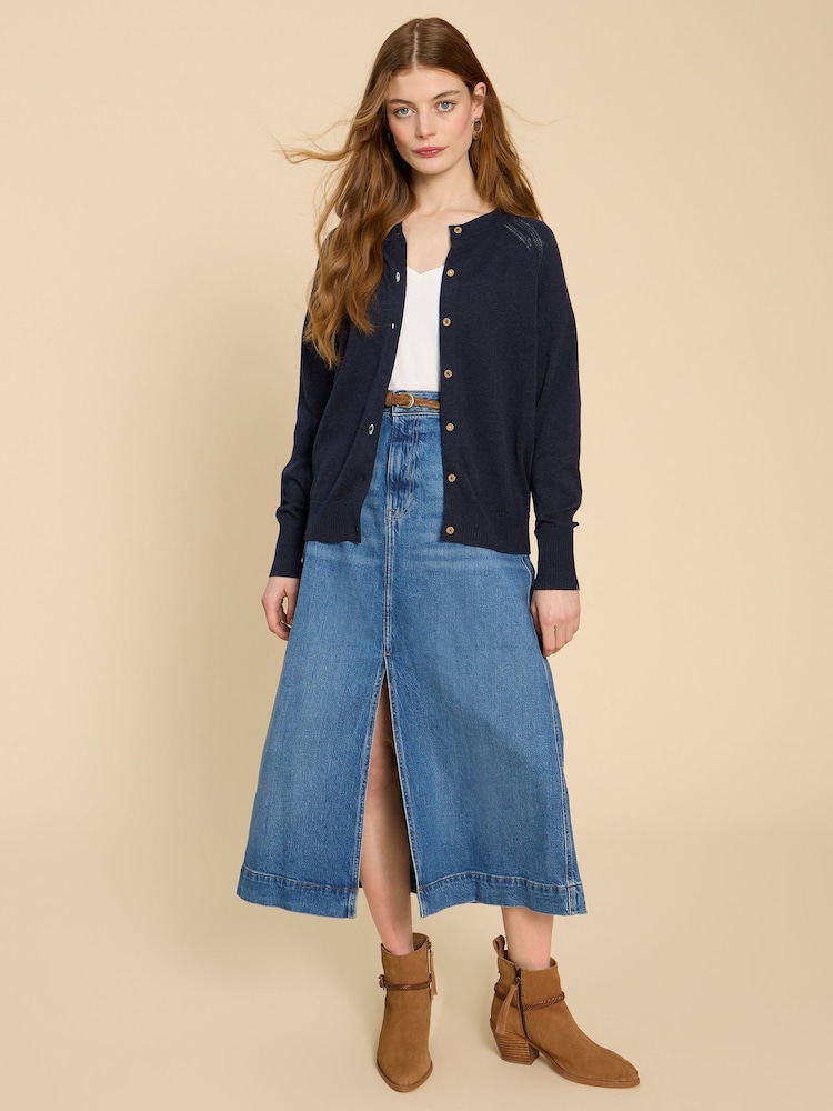 White Stuff Blue Lulu Cardigan - Image 1 of 8