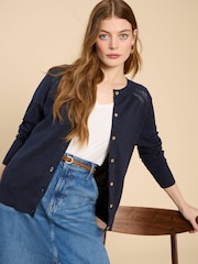 White Stuff Blue Lulu Cardigan - Image 4 of 8