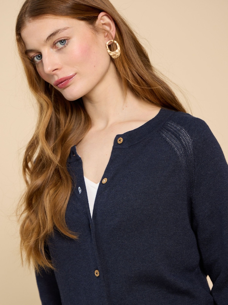 White Stuff Blue Lulu Cardigan - Image 5 of 8