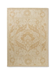 Laura Ashley Gold Newborough 100% Cotton Chenille Rug - Image 4 of 4