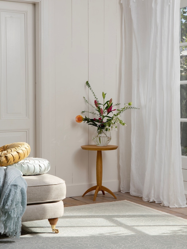 Laura Ashley Green Silchester 100% Cotton Rug - Image 2 of 4