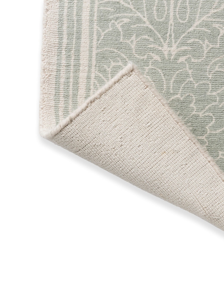 Laura Ashley Green Silchester 100% Cotton Rug - Image 4 of 4