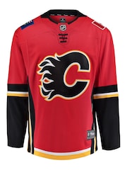 Calgary Flames Fanatics Red Branded Home Breakaway Jersey - Image 1 of 2